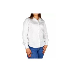 Milano Satin Shirt - Slim Fit Button Closure L Women