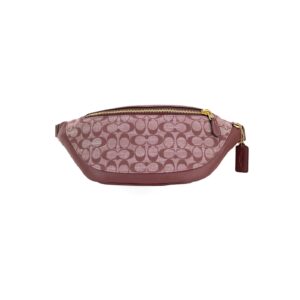 Warren Belt Bag:  Pebbled Leather and Signature Canvas One Size Women