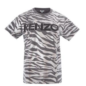 Kenzo Animalier Print Cotton T-Shirt S Women