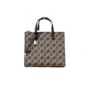 Marc Jacobs Grind Mini Signet Tote Bag in Black Multi One Size Women