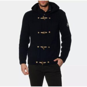 Knitted Cardigan with Logo and Toggle and Zip Closure 50 IT Men