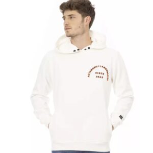 Hoodie with Pockets and Front Print L Men