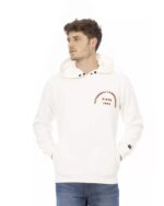 Hoodie with Pockets and Front Print S Men