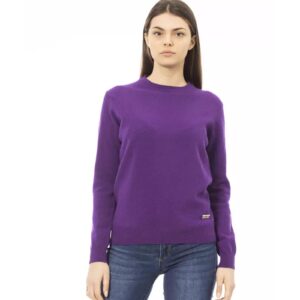 Baldinini Monogram Long Sleeve Sweater L Women