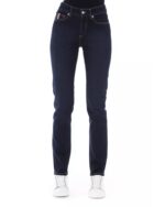 Logoed Button Regular Jeans with Tricolor Insert W33 US Women