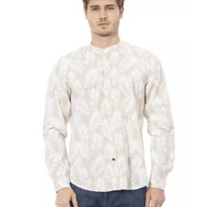 Regular Fit Shirt with Mandarin Collar and Button Closures XL Men