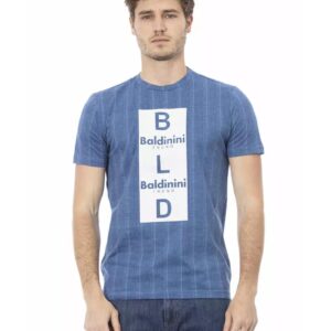 Short Sleeve T-shirt with Front Print L Men