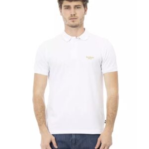 Embroidered Short Sleeve Polo Shirt L Men