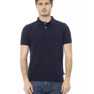 Embroidered Polo Shirt with Short Sleeves L Men