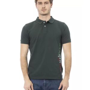 Embroidered Short Sleeve Polo Shirt L Men