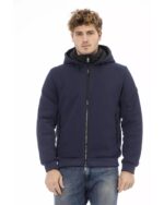 Threaded Pocket Jacket with Double Breasted Front Closure 3XL Men