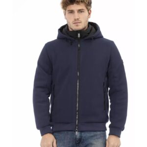 Threaded Pocket Jacket with Double Breasted Front Closure L Men