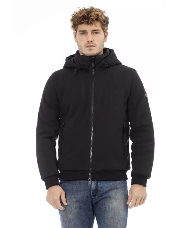 Threaded Pocket Jacket with Double Breasted Closure M Men