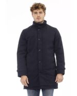 Long Jacket with External Welt Pockets and Front Closure M Men