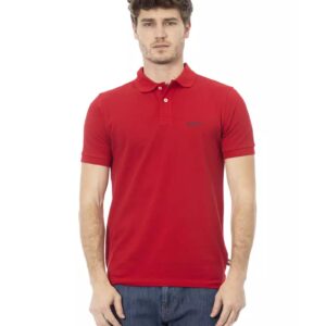 Embroidered Short Sleeve Polo Shirt L Men