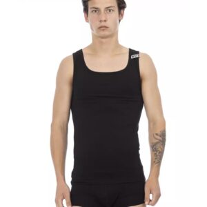 Stretch Cotton Logoed Tank Top S Men