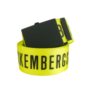 Bikkenbergs Lime Yellow Belt with Clip Closure 90 cm Men