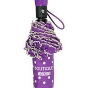 Polka Dots Umbrella with Automatic Opening and Closing by Moschino One Size Women