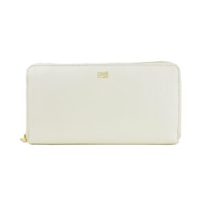 Cavalli Class White Purse with Zipped Closure One Size Women