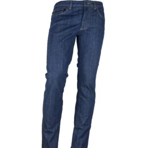 Regular Fit Denim with Embroidered Patch 44 IT Men