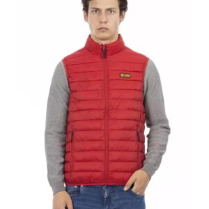 Sleeveless Down Jacket with Pockets and Metal Zip L Men