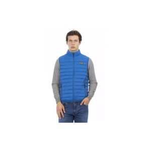 Sleeveless Down Jacket with Side and Internal Pockets M Men