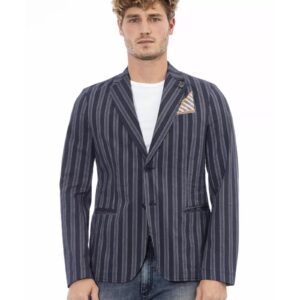 Classic Button-Front Jacket with Front Pockets 50 IT Men