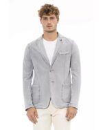 Button Closure Jacket with Front Pockets 50 IT Men