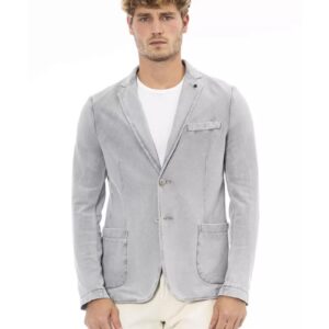 Button Closure Jacket with Front Pockets 50 IT Men