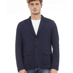 Classic Button Closure Jacket with Front Pockets 50 IT Men