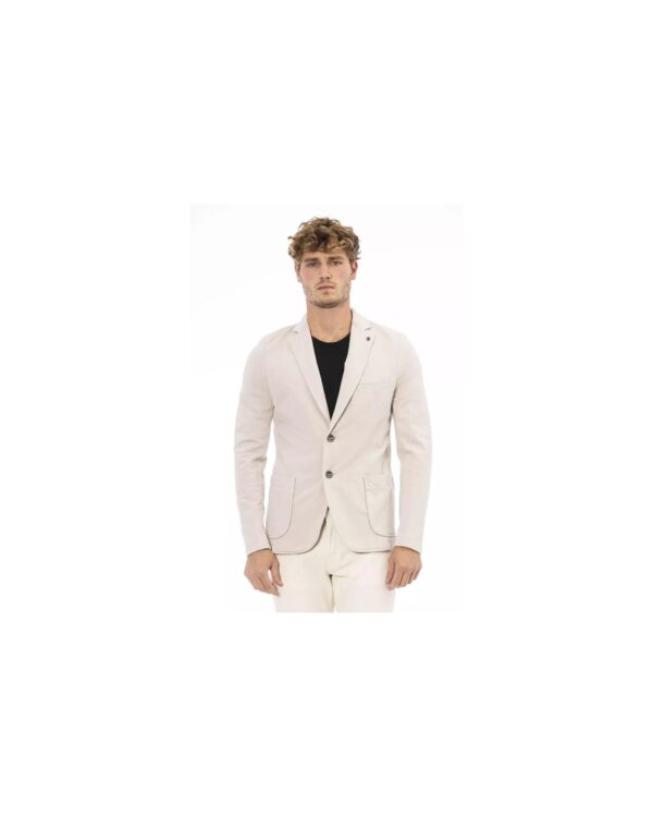 Classic Button Closure Jacket with Front Pockets 48 IT Men