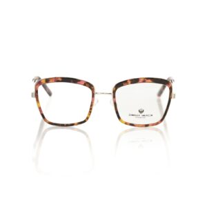 Red Havana Pattern Square Eyeglasses One Size Women