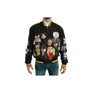 Bomber Jacket with Multicolor Motive 48 IT Men