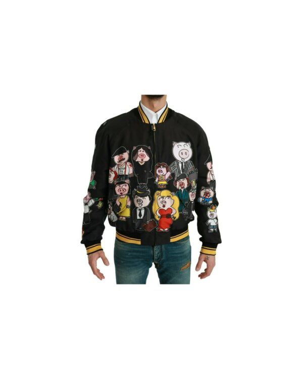 Bomber Jacket with Multicolor Motive 48 IT Men