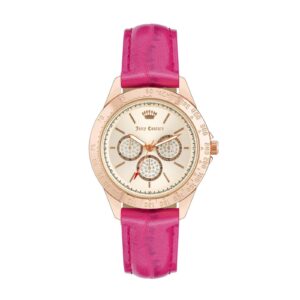 Rose Gold Fashion Analog Watch with Rhine Stone Facing One Size Women