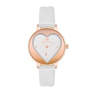 Rose Gold Analog Fashion Watch with Rhinestone Facing One Size Women