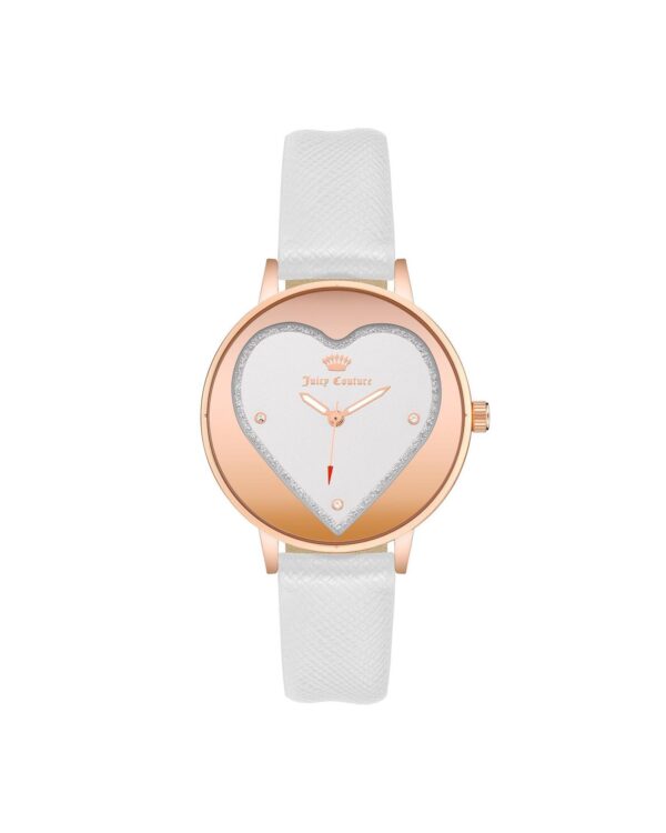 Rose Gold Analog Fashion Watch with Rhinestone Facing One Size Women