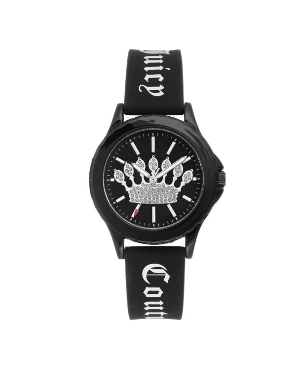 Black Rhinestone Fashion Watch One Size Women