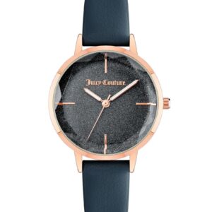 Rose Gold Fashion Analog Womens Watch with Leatherette Wristband One Size Women