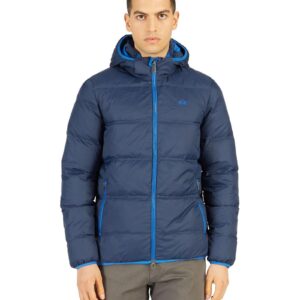 La Martina Padded Jacket with Front Zip Closure M Men