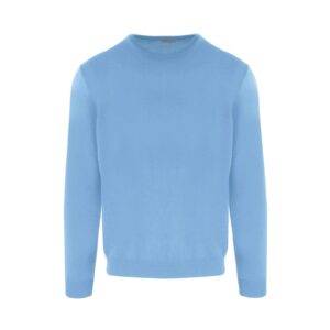 Malo Roundneck Sweatshirt in Ice Blue Cashmere L Men