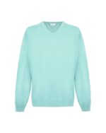 Green Tea V-Neck Cashmere Sweatshirt XL Men