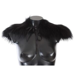 Black Fox Fur Shoulder Wrap by  38 IT Women