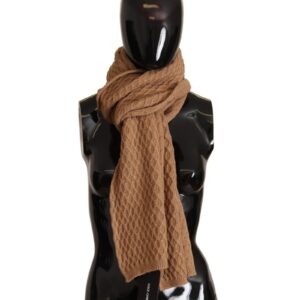 Brand New  Knitted Scarf with Logo Details One Size Women