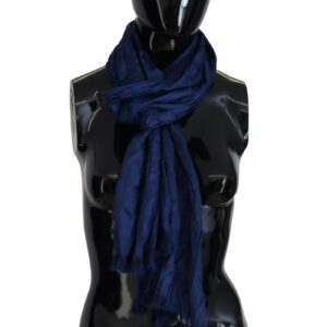 CNC Costume National Silk Fringe Scarf One Size Women