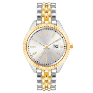 Gold Fashion Watch with Analog Display and Quartz Movement One Size Women