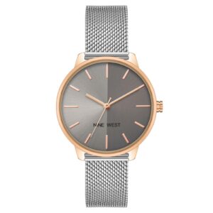 Rose Gold Analog Bangle Watch One Size Women