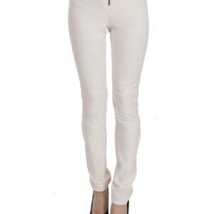 Just Cavalli Mid Waist Skinny Dress Trouser Pants 42 IT Women