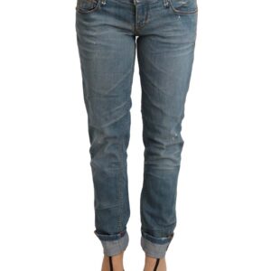 Folded Hem Denim Jeans with Logo Details by ACHT W25 US Women