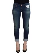 Authentic ACHT Slim Fit Denim Jeans with Logo Details W26 US Women